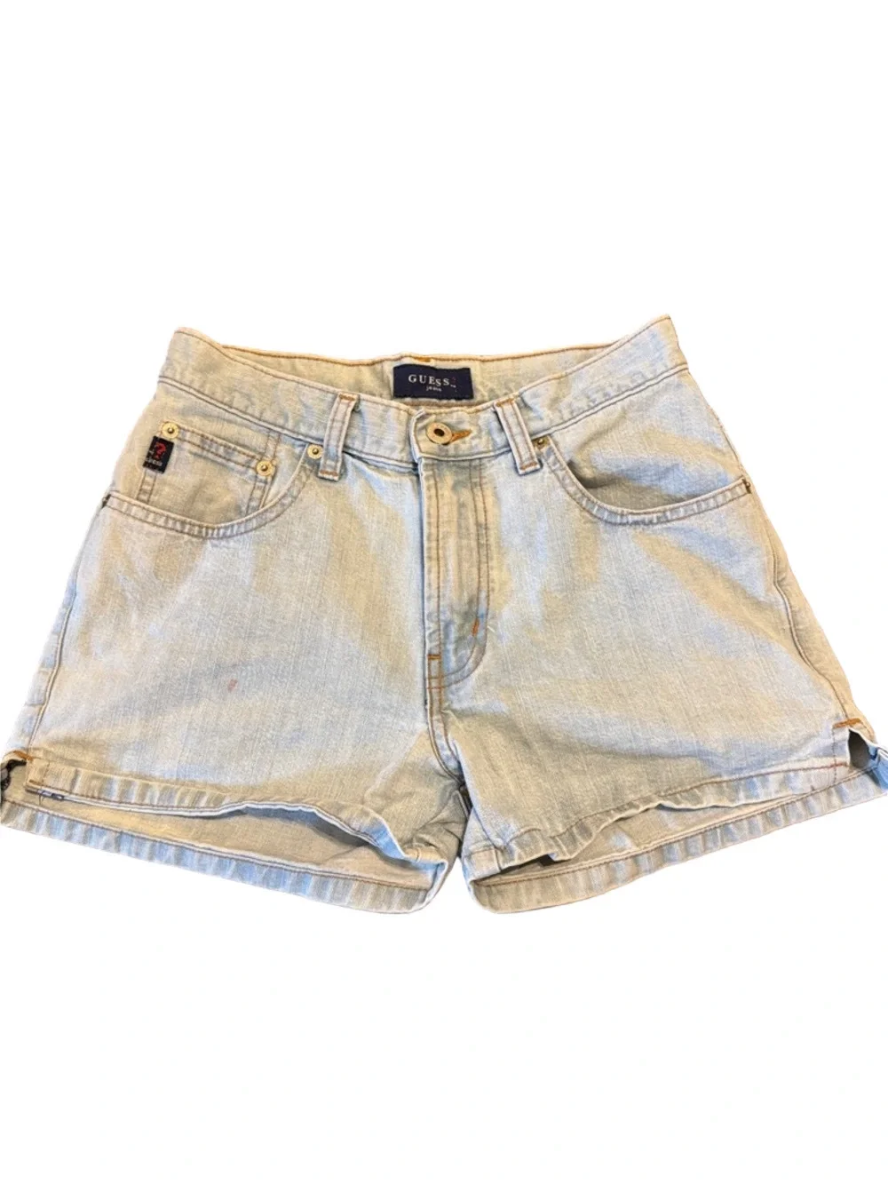GUESS Light Blue Denim Jean Shorts Size 26